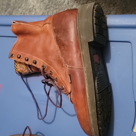 LADIES JUSTIN WORK BOOT SIZE 7.5 - Picture 5 of 9